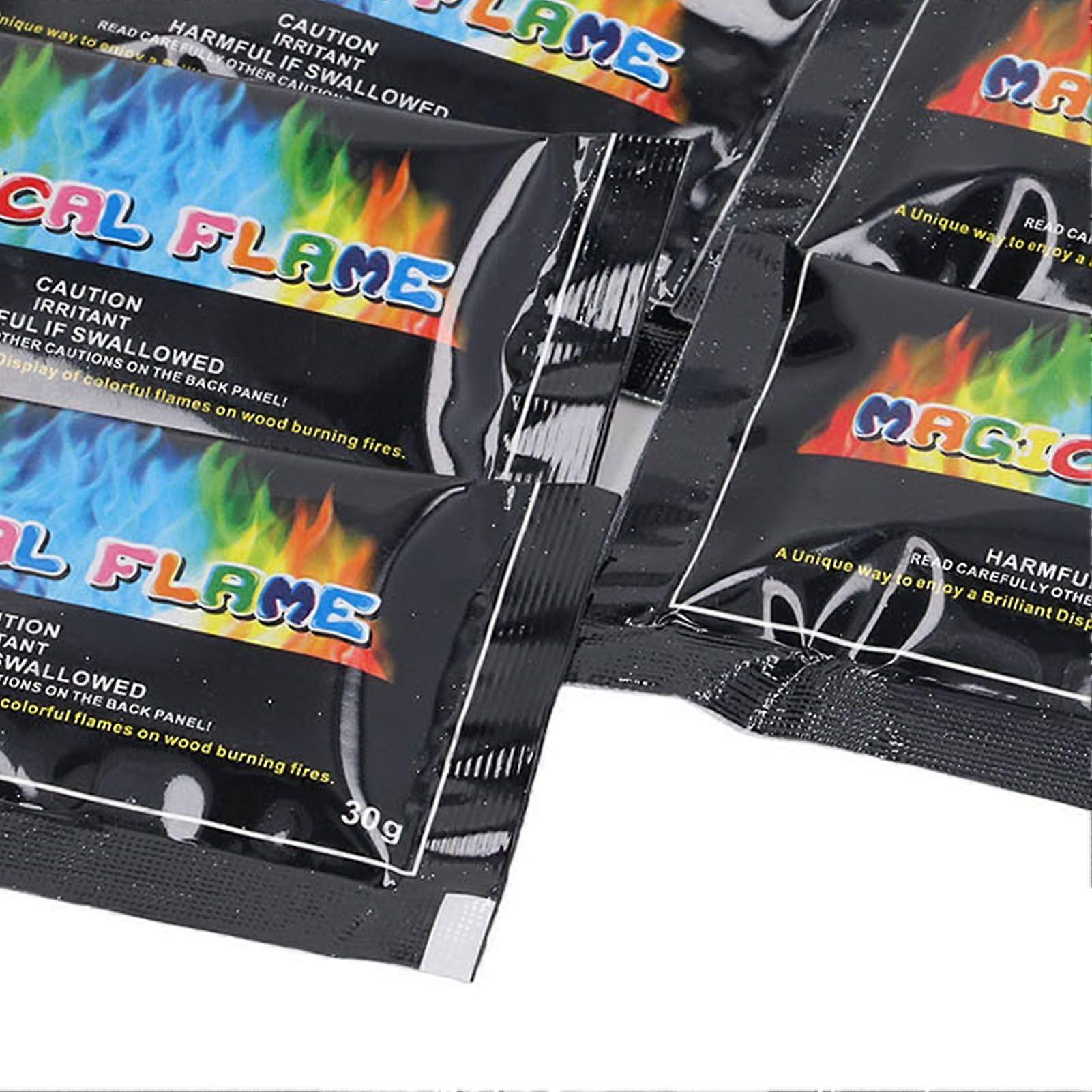 Magical Flames fire color packets around a campfire
